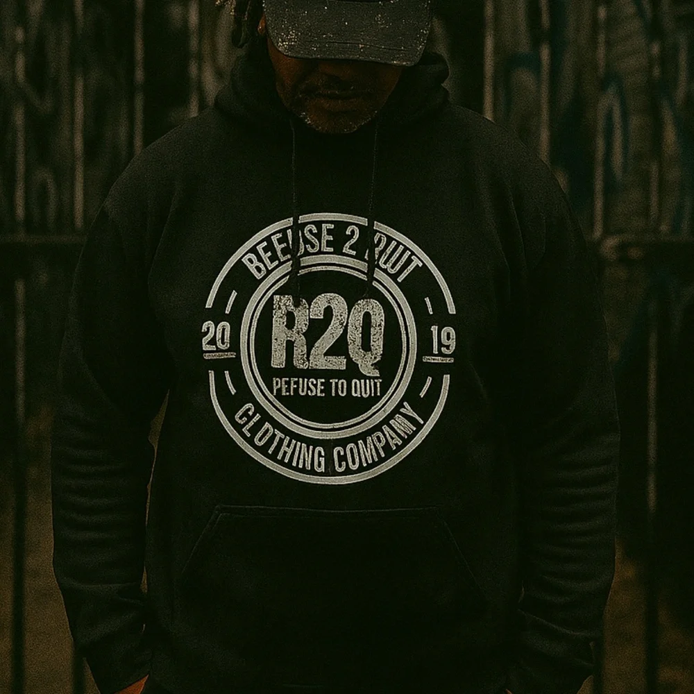 Black Hoodie for Men - Picture 4 of 16